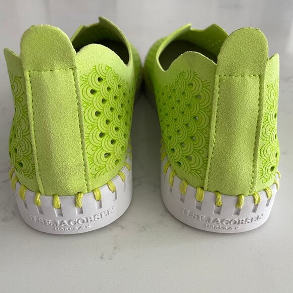 Ilse Jacobsen Hornbak Tulip Casual Comfy Slip On Shoes Lime Green Sz 39 NWOT - Picture 6 of 11